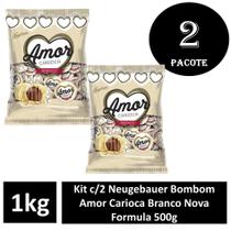 Kit c/2 Neugebauer Amor Carioca Branco Nova Formula 500g Kit c/2 Neugebauer Amor Carioca Branco Nova Formula 500g