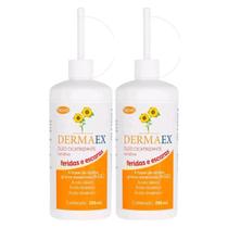 Kit C/2 Óleo Cicatrizante De Girassol Dermaex 200ml Cada