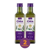 Kit c/ 2 Óleo de Chia Azeite Premium Orgânico Extra Virgem Aroma Natural Produza Foods 250ml