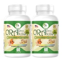 Kit C/2 Or a Pr o No bis, Cúr cuma e Gengibre - 60 Cps fits life