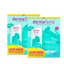 Kit c/ 2 Packs - Sabonete Íntimo Dermafeme Fresh 200ml