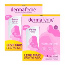 Kit c/ 2 Packs - Sabonete Íntimo Dermafeme Tutti-Frutti 200ml Kit c/ 2 Packs - Sabonete Íntimo Dermafeme Tutti-Frutti 200ml