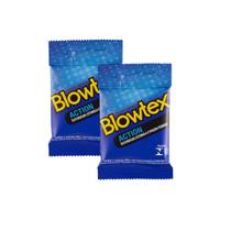 Kit C/ 2 Pacotes Preservativos Blowtex Action C/ 3 Unidades Cada
