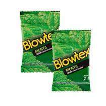 Kit C/ 2 Pacotes Preservativos Blowtex Menta C/ 3 Unidades Cada