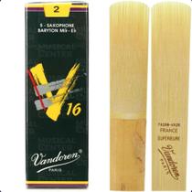 Kit c/ 2 palhetas v16 n.2 p/ sax baritono sr742 vandoren