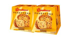 Kit c/ 2 Panettone Bauducco Frutas Cristalizadas 400g