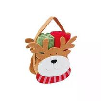 Kit c/2 panos de copa e bolsinha rena Kit c/2 panos de copa e bolsinha rena