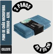 Kit C/ 2 Panos Mega Panão Em Microfibra Multiuso Azul - Tipo Toalha - Vidros - Secagem Automotiva Kit C/ 2 Panos Mega Panão Em Microfibra Multiuso Azul - Tipo Toalha - Vidros - Secagem Automotiva