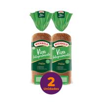 Kit c/ 2 Pão de Forma Vegano Integral Wickbold 450g/unid