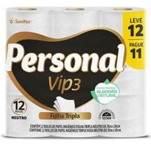 Kit c/ 2 Papel higienico Personal 12 rolos Kit c/ 2 Papel higienico Personal 12 rolos