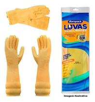 Kit c/ 2 Par De Luva Lava Louca Longa Latex Ranhurada Super