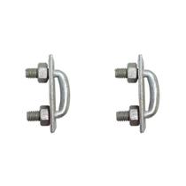 Kit C/2 - Para-Raio Grampo Para Emenda De Fita Aluminio D... Kit C/2 - Para-Raio Grampo Para Emenda De Fita Aluminio D...