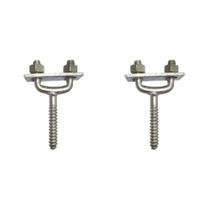 Kit C/2 - Para-Raio Suporte Para Fita Aluminio Horizontal... Kit C/2 - Para-Raio Suporte Para Fita Aluminio Horizontal...