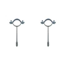 Kit C/2 - Para-Raio Suporte Para Tubo Protecao 1.1/2''Ros...