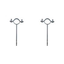 Kit C/2 - Para-Raio Suporte Para Tubo Protecao 2''Para Ch... Kit C/2 - Para-Raio Suporte Para Tubo Protecao 2''Para Ch...