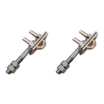 Kit C/2 - Para-Raio Suporte Tipo Grampo Com Rosca Mecanica