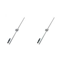 Kit C/2 - Para-Raio Terminal Aereo Com Rosca Soberba+Gram... Kit C/2 - Para-Raio Terminal Aereo Com Rosca Soberba+Gram...