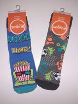 Kit c/2 Pares Meia Inf.29 ao 34 Selene Atoalhada Kit c/2 Pares Meia Inf.29 ao 34 Selene Atoalhada