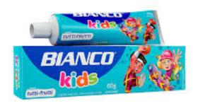 Kit c/ 2 Pasta De Dente Creme Dental Bianco Kids Infantil