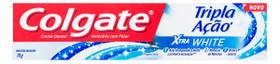 Kit c/ 2 Pasta de dentes Colgate Tripla Acao Xtra White 70 g