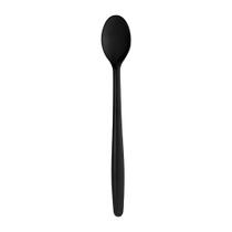 Kit c/2 pct colher longa preta c/50 un. (strawplast)