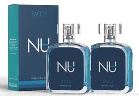 Kit c/ 2 Perfume Deo Colonia Masculina NU Racco 100ml