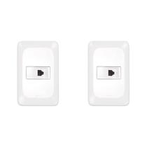 Kit C/2 - Pial Conjunto Pop 4X2 1 Fone Rj11 Lgx90