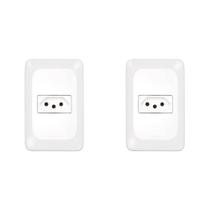 Kit C/2 - Pial Conjunto Pop 4X2 1 Tomada 10A Lgx30 Kit C/2 - Pial Conjunto Pop 4X2 1 Tomada 10A Lgx30