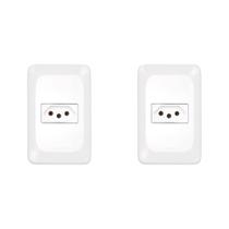 Kit C/2 - Pial Conjunto Pop 4X2 1 Tomada 20A 3020