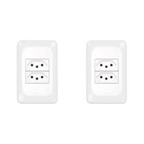 Kit C/2 - Pial Conjunto Pop 4X2 2 Tomada 10A Lgx303