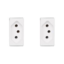 Kit C/2 - Pial Modulo Pop Tomada 2P+T 10A Lg30