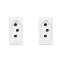 Kit C/2 - Pial Modulo Pop Tomada 2P+T 20A 3020 Kit C/2 - Pial Modulo Pop Tomada 2P+T 20A 3020