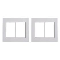 Kit C/2 - Placa Conjunto Modular Ilumi Vivaz 4X4 - 3 Modu... Kit C/2 - Placa Conjunto Modular Ilumi Vivaz 4X4 - 3 Modu...