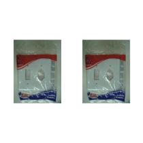 Kit C/2 - Placa Perlex Branca 4X4 (1 Saida+Tomada) 23Pl1/1T Kit C/2 - Placa Perlex Branca 4X4 (1 Saida+Tomada) 23Pl1/1T