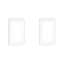 Kit C/2 - Placa Pial Pop Branca 4X2(3Modulo Horizontal) L...