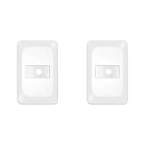 Kit C/2 - Placa Pial Pop Branca 4X2 - Saida Fio Lgp20F Kit C/2 - Placa Pial Pop Branca 4X2 - Saida Fio Lgp20F