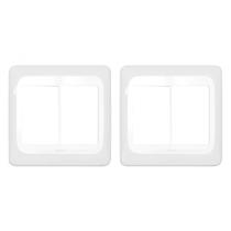 Kit C/2 - Placa Pial Pop Branca 4X4 - 3 Modulos+3 Modulos...