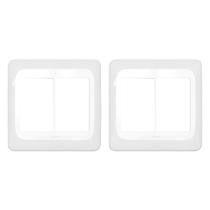 Kit C/2 - Placa Pial Pop Branca 4X4 - 3 Modulos+3 Modulos...