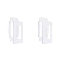 Kit C/2 - Placa Steck Linha Stella Branca 4X2 - 3 Modulos... Kit C/2 - Placa Steck Linha Stella Branca 4X2 - 3 Modulos...