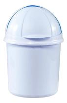 Kit c/ 2 Plasvale Lixeira Retratil 4,1 Litros Branca