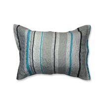 Kit C/ 2 Portas Travesseiros Matelado - 70cm x 50cm - Cor: Listras Chumbo - Segunda Casa Kit C/ 2 Portas Travesseiros Matelado - 70cm x 50cm - Cor: Listras Chumbo - Segunda Casa