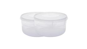 Kit c/ 2 Pote Hermético Redondo Porta Tudo Dup 10L