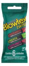 Kit c/ 2 Preservativo Lubrificado Twist Blowtex Pacote 6