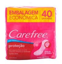 Kit c/ 2 Protetor Diario sem Abas Carefree 40un