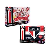 Kit c/ 2 QuebraCabeças Puzzle Coleção Futebol São Paulo 200 Peças Mimo Toys Kit c/ 2 QuebraCabeças Puzzle Coleção Futebol São Paulo 200 Peças Mimo Toys