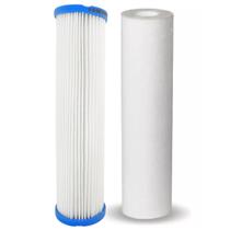 Kit C/ 2 Refil Filtro Polipropileno Liso + Plissado Lavável