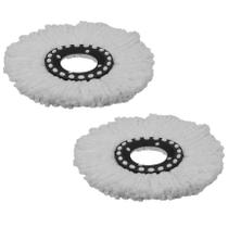 Kit C / 2 Refil Pano de Microfibra Para Mop Giratório Menalux Kit C / 2 Refil Pano de Microfibra Para Mop Giratório Menalux