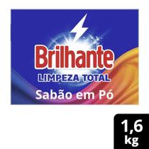 Kit c/ 2 Sabao Brilhante Limpeza Total Roupas 1.6kg