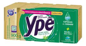Kit c/ 2 Sabao em barra Ype Glicerinado aloe vera 900g Kit c/ 2 Sabao em barra Ype Glicerinado aloe vera 900g