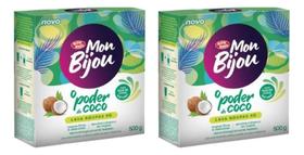 Kit C/2 Sabão Em Po Mon Bijou Óleo Coco Caixa 500g Kit C/2 Sabão Em Po Mon Bijou Óleo Coco Caixa 500g